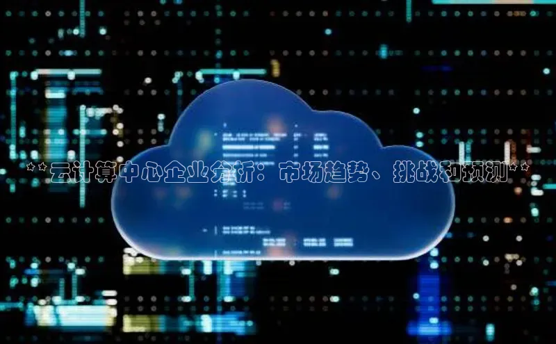 金年汇app官方网站下载安装颐驰 06**云计算中心企业分析：市场趋势、挑战和预测**