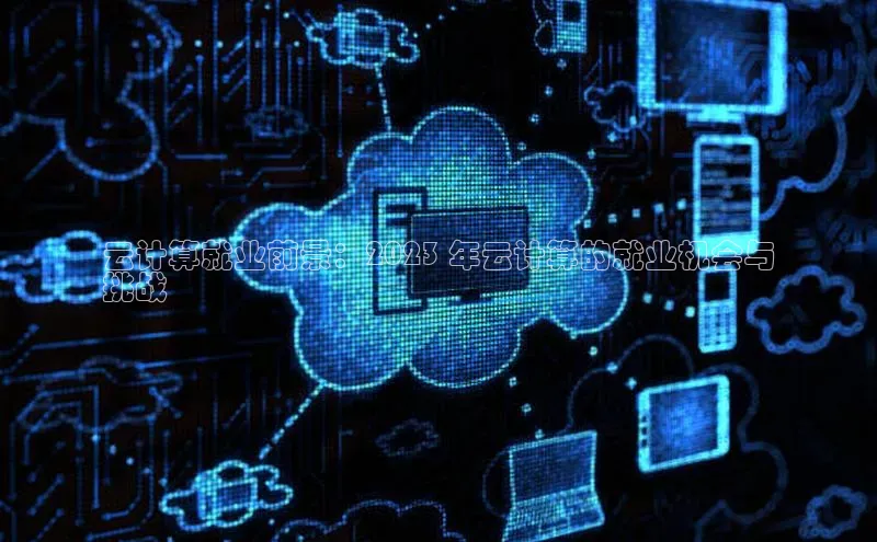 金年会vip百度百聘云计算就业前景：2023 年云计算的就业机会与
挑战